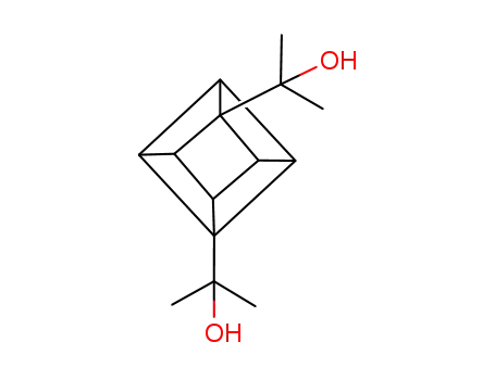 1,4-bis(1-hydroxy-1-methylethyl)pentacyclo<4.2.0.0<sup>2,5</sup>.0<sup>3,8</sup>.0<sup>4,7</sup>>octane