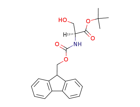 Molecular Structure of 110797-35-8 (NALPHA-FMOC-L-SERINE TERT-BUTYL ESTER)