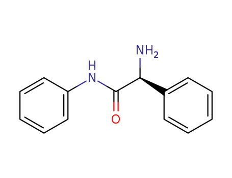 Molecular Structure of 170900-66-0 ((S)-2-amino-N,2-diphenylacetamide)