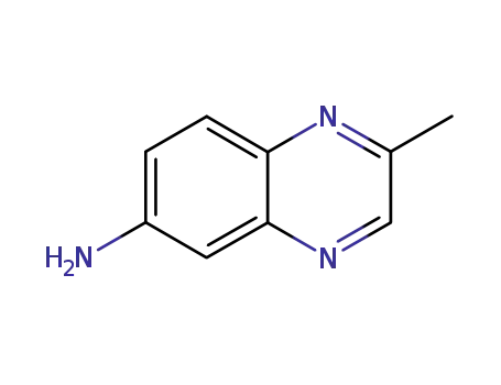 Molecular Structure of 4188-17-4 (6-Quinoxalinamine,2-methyl-(9CI))