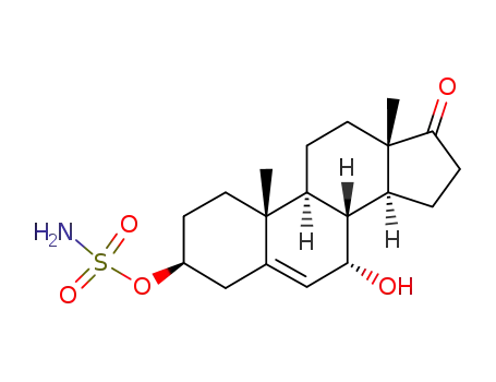 Androst-5-en-17-one, 3-[(aminosulfonyl)oxy]-7-hydroxy-, (3beta,7alpha)- (9CI)