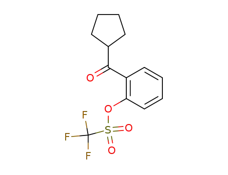 Methanesulfonic acid, trifluoro-, 2-(cyclopentylcarbonyl)phenyl ester