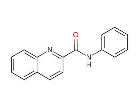 Molecular Structure of 7477-46-5 (N-Phenyl-2-quinolinecarboxamide)