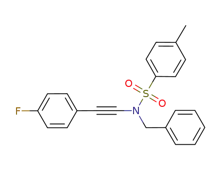 N-benzyl-N-((4-fluorophenyl)ethynyl)-4-methylbenzenesulfonamide