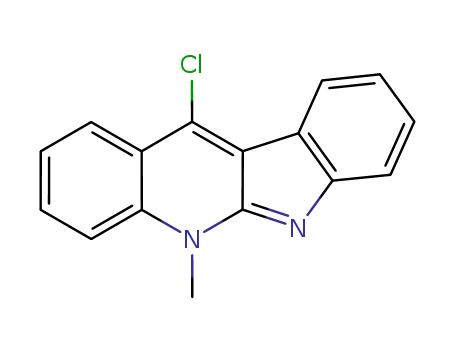 Molecular Structure of 1150313-28-2 (11-chloro-5-methyl-5H-indolo[2,3-b]quinoline)