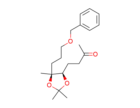4-[(4R,5S)-5-(3-Benzyloxy-propyl)-2,2,5-trimethyl-[1,3]dioxolan-4-yl]-butan-2-one