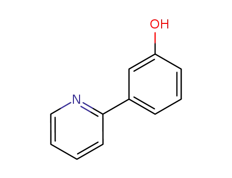 Molecular Structure of 98061-22-4 (3-(PYRIDIN-2-YL)PHENOL)