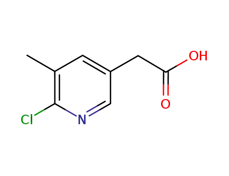2-(6-chloro-5-methylpyridin-3-yl)acetic acid