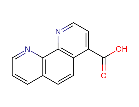 Molecular Structure of 31301-27-6 (1,10-Phenanthroline-4-carboxylic  acid)