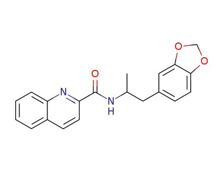 quinoline-2-carboxylic acid-(2-benzo[1,3]dioxol-5-yl-1-methyl-ethylamide)