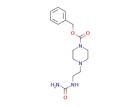 4-(2-ureidoethyl)piperazine-1-carboxylic acid benzyl ester