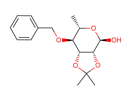 4-O-benzyl-2,3-O-isopropylidene-α-L-rhamnopyranose