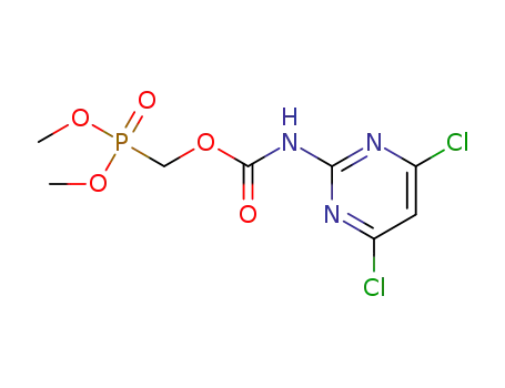 O,O-dimethyl 1-((4,6-dichloropyrimidin-2-yl)carbamyloxy)methylphosphonate