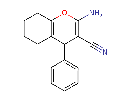 4H-1-Benzopyran-3-carbonitrile, 2-amino-5,6,7,8-tetrahydro-4-phenyl-