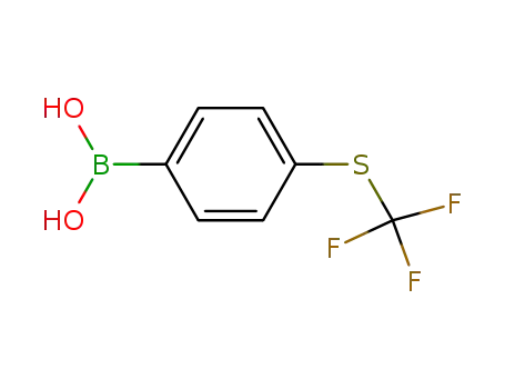 Molecular Structure of 947533-15-5 (4-(trifluoromethylthio)-benzeneboronic acid)