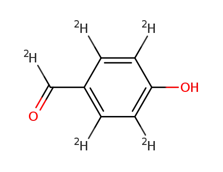 4-hydroxy-[2,3,5,6,7-2H<sub>5</sub>]-benzaldehyde