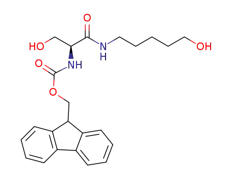 Molecular Structure of 1402012-44-5 (Fmoc-Ser-Am(5C)Ol)