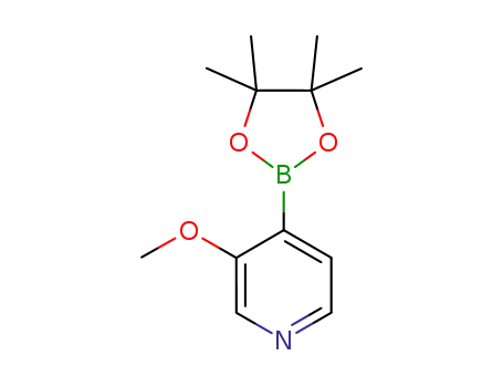 Molecular Structure of 1243312-43-7 (3-Methoxy-4-pyridineboronic acid pinacol ester)