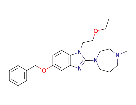 1-(2-ethoxyethyl)-2-(hexahydro-4-methyl-1H-1,4-diazepin-1-yl)-5-phenylmethoxy-1H-benzimidazole