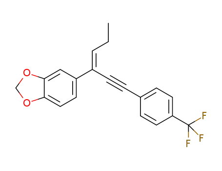(Z)-5-(1-(4-(trifluorometyl)phenyl)hex-3-en-1-yn-3-yl)benzo[d][1,3]dioxole