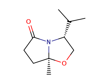 (3R-cis)-(-)-3-Isopropyl-7a-methyltetrahydropyrrolo-[2,1-b]oxazol-5(6H)-one, 97%