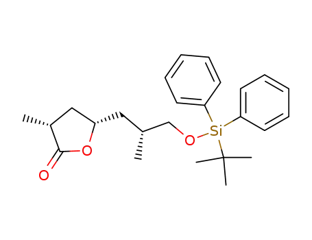 (3R,5S)-5-[(R)-3-(tert-Butyl-diphenyl-silanyloxy)-2-methyl-propyl]-3-methyl-dihydro-furan-2-one