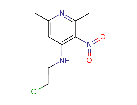4-<(2-chloroethyl)amino>-2,6-dimethyl-3-nitropyridine