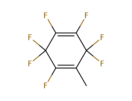 Molecular Structure of 31673-21-9 (1,4-Cyclohexadiene, 1,2,3,3,4,6,6-heptafluoro-5-methyl-)