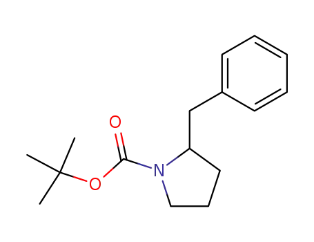 1-Pyrrolidinecarboxylic acid, 2-(phenylmethyl)-, 1,1-dimethylethyl ester
