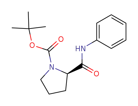 1-Pyrrolidinecarboxylic acid, 2-[(phenylamino)carbonyl]-,
1,1-dimethylethyl ester, (2R)-