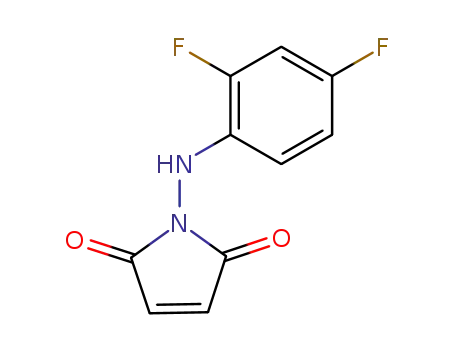Molecular Structure of 442520-01-6 (1-(2,4-difluoro-phenylamino)-pyrrole-2,5-dione)