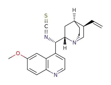 Molecular Structure of 1295509-64-6 ((8α,9S)- 9-isothiocyanato-6'-Methoxy-Cinchonan)
