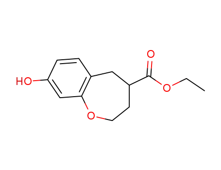 1-Benzoxepin-4-carboxylic acid, 2,3,4,5-tetrahydro-8-hydroxy-, ethyl
ester