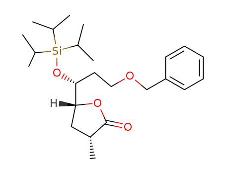 (3R,5R)-5-((R)-3-Benzyloxy-1-triisopropylsilanyloxy-propyl)-3-methyl-dihydro-furan-2-one