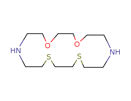 Molecular Structure of 28843-76-7 (1,4-Dioxa-10,13-dithia-7,16-diazacyclooctadecane)
