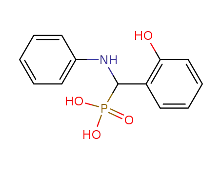 Molecular Structure of 40663-92-1 (Phosphonic acid, [(2-hydroxyphenyl)(phenylamino)methyl]-)