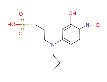 1-Propanesulfonic acid, 3-[(3-hydroxy-4-nitrosophenyl)propylamino]-