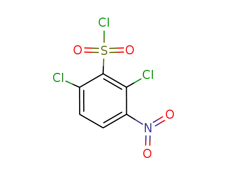 Molecular Structure of 276702-53-5 (2,6-dichloro-3-nitrobenzene-1-sulfonyl chloride)