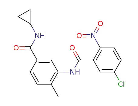 5-chloro-N-{5-[(cyclopropylamino)carbonyl]-2-methylphenyl}-2-nitrobenzamide