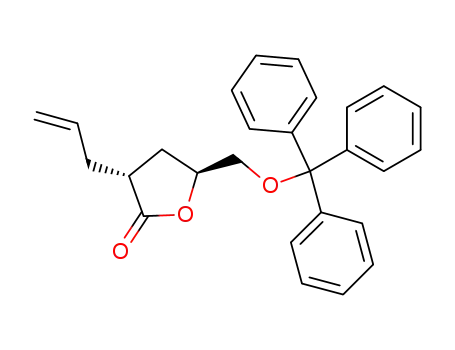 (+)-(3R,5S)-3-allyl-5-trityloxymethyltetrahydrofuran-2-one