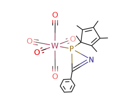pentacarbonyl[2-(pentamethyl-2,4-cyclopentadien-1-yl)-3-phenyl-2H-azaphosphirene-κP]tungsten(0)