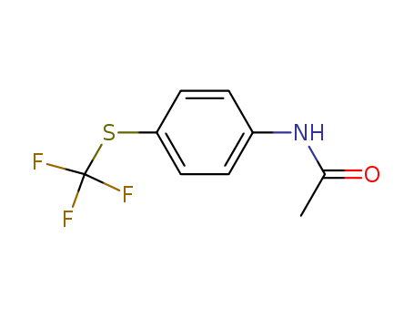 Acetamide, N-[4-[(trifluoromethyl)thio]phenyl]-