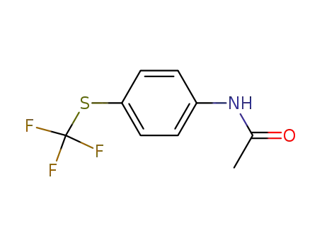 Molecular Structure of 351-81-5 (Acetamide, N-[4-[(trifluoromethyl)thio]phenyl]-)