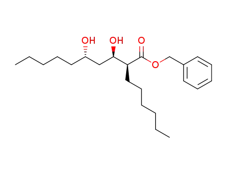 (2S,3R,5S)-2-Hexyl-3,5-dihydroxy-decanoic acid benzyl ester