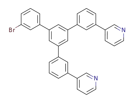 1,3-bis(3-pyridinephenyl)-5-(3-bromophenyl)benzene
