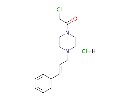 1-(Chloroacetyl)-4-cinnamylpiperazine hydrochloride