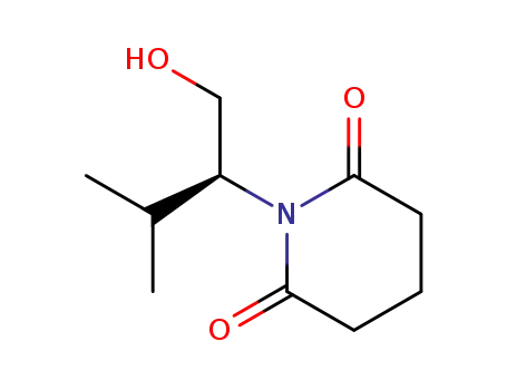 (S)-(+)-N-<1-(1-methylethyl)-2-hydroxyethyl>glutarimide