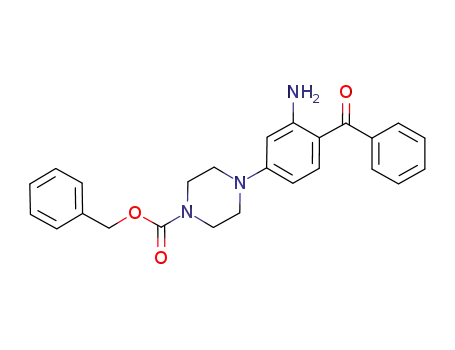 [4-(4-(benzyloxycarbonyl)piperazin-1-yl)-2-aminophenyl]phenylmethanone
