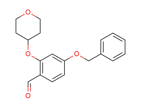 Benzaldehyde, 4-(phenylmethoxy)-2-[(tetrahydro-2H-pyran-4-yl)oxy]-