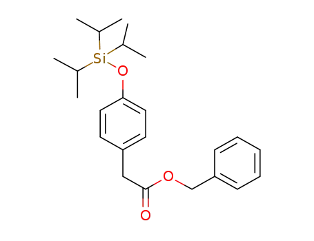 benzyl 2-(4-(triisopropylsiloxy)phenyl)acetate